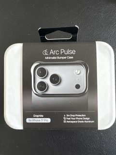 Arc Pulse Minimalist Bumper Case for iPhone 17 Pro - Graphite503517367051243520