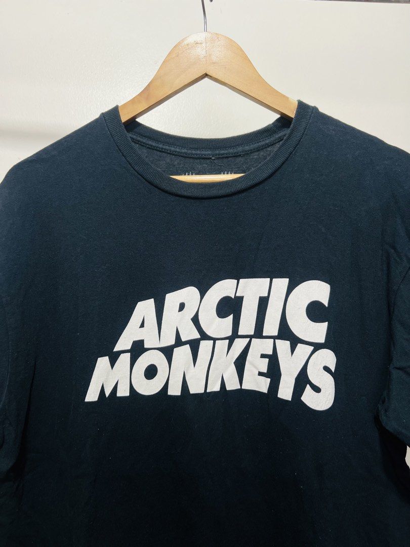 Arctic Monkeys Black Tee (Category: Tshirts & Polo Shirts ) located in Imus. Submitted by the1994thriftshop.ph (Listing ID 1445670183, Image 2). Description: Size - Large, 21.5”W x 28.5 Excellent condition.