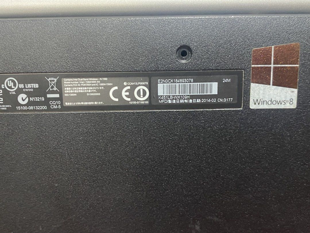 ASUS Laptop Intel Core i5 Windows 10491065914625904641