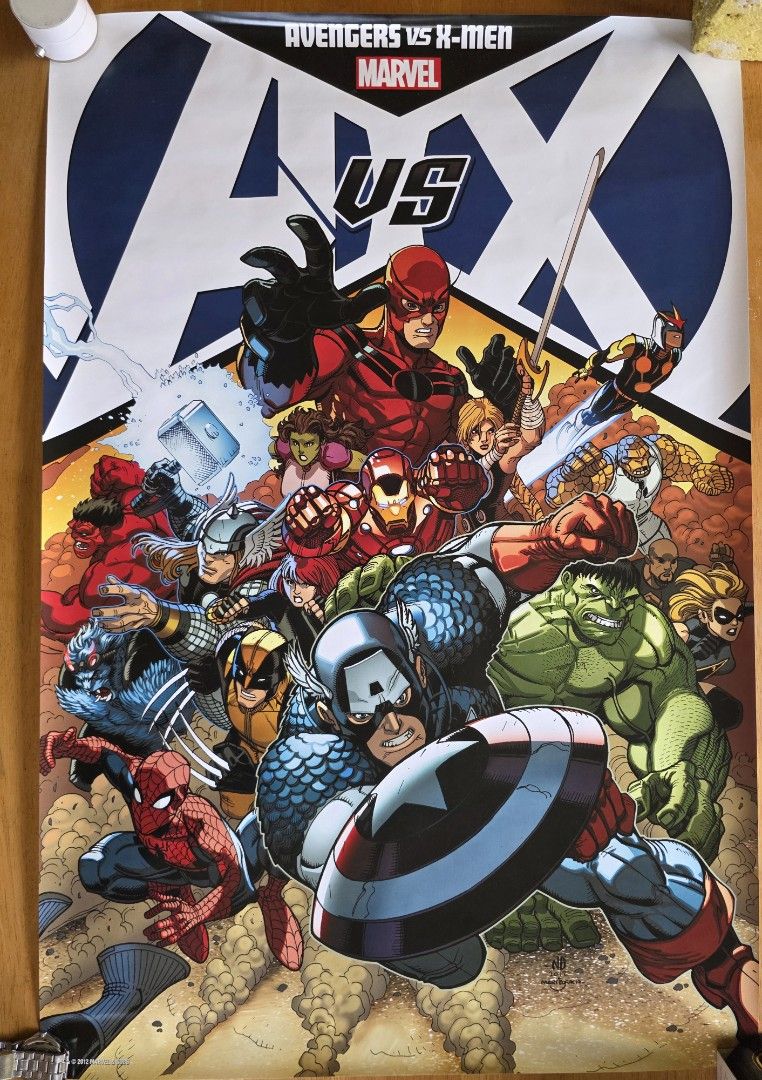 Avengers VS X-Men Imported poster (Category: Comics & Manga) located in Antipolo. Submitted by saslbs (Listing ID 1445728320, Image 1). Description: 🖤Rare 2008 DC's Gotham L36 inches x W24 inches Imported poster as good as brand new. Just unwrapped it to show the measurements. Php 2.5k Payment thru g-cash. Delivery thru Lbc or lalamove care of buyer. .