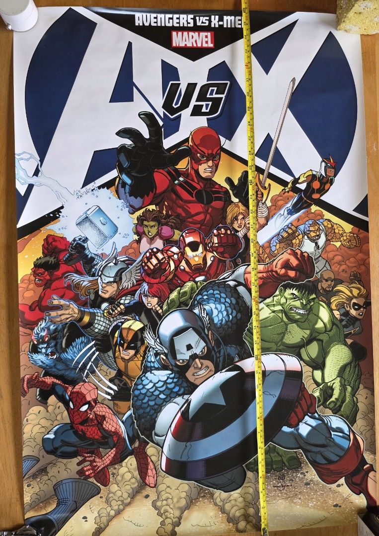 Avengers VS X-Men Imported poster (Category: Comics & Manga) located in Antipolo. Submitted by saslbs (Listing ID 1445728320, Image 3). Description: 🖤Rare 2008 DC's Gotham L36 inches x W24 inches Imported poster as good as brand new. Just unwrapped it to show the measurements. Php 2.5k Payment thru g-cash. Delivery thru Lbc or lalamove care of buyer. .
