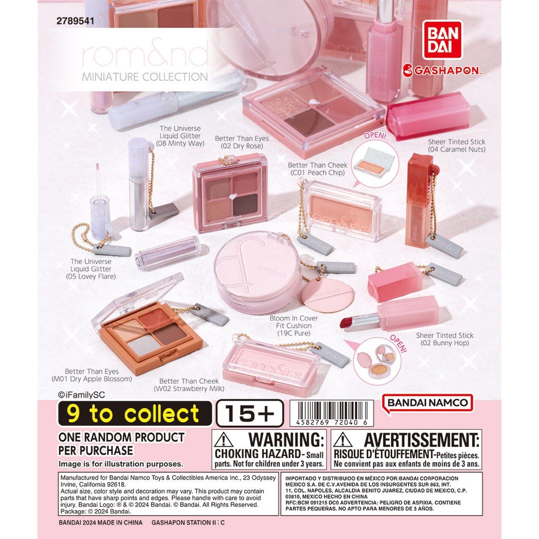 Bandai Romand Miniature Charm Keychain (Category: Character Goods) located in Manila. Submitted by buttern0t (Listing ID 1445610066, Image 3). Description: 💌 for proof of transactions & safekeeping of items , dm us on IG @dara.aniks / @puffyberries ✮⋆˙.