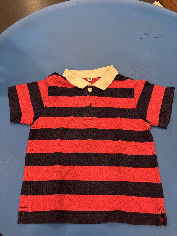 Boy uniqlo striped shirt (Category: Babies & Kids Fashion) located in Pasay City. Submitted by comcapcom (Listing ID 1445619773, Image 1). Description: .