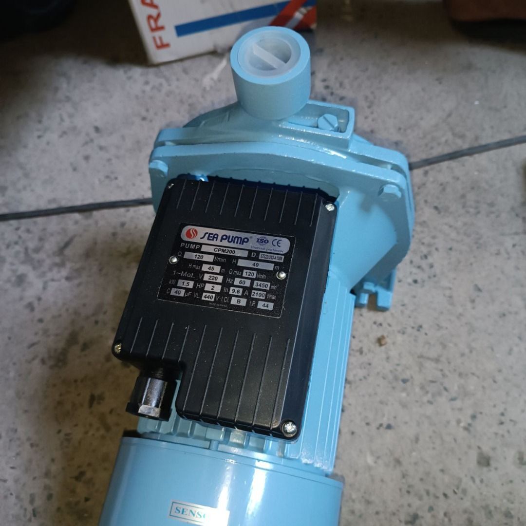 Brand: Sea Pump (Category: Everything Else Others) located in Manila. Submitted by 09171479278_elsie. (Listing ID 1445647626, Image 2). Description: Brand: Sea Pump Specs: 2.0HP | CPM-200.