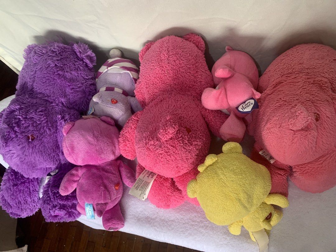 Care Bears Plush Bundle SET (Category: Plushies & Soft Toys) located in Quezon City. Submitted by breadjinniecheeks (Listing ID 1445677118, Image 2). Description: BUNDLE SET! no tingi 🙇🏻‍♀️ - need wash! - check pics for details, selling as is. MOP: May@ only MOD: J&T or Lalamove/Grab.
