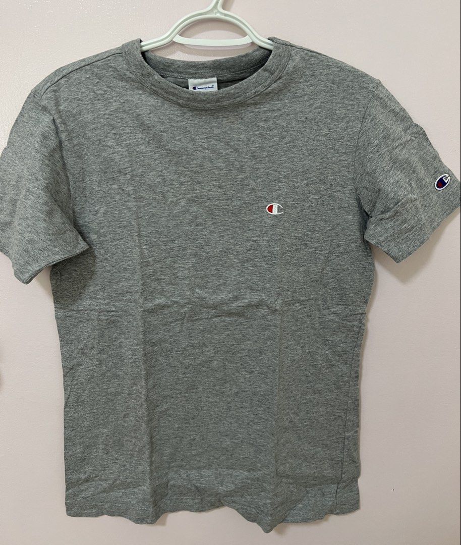 Champion Grey T-Shirt Small Authentic Athletic Apparel (Category: Tshirts & Polo Shirts ) located in Quezon City. Submitted by rheisells_ (Listing ID 1445673930, Image 1). Description: can be unisex .