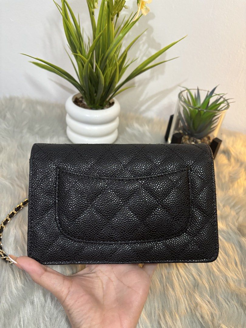 CHANEL WALLET ON CHAIN (Category: Luxury Bags & Wallets) located in Manila. Submitted by Bagstatic_luxuries (Listing ID 1445752262, Image 3). Description: Wow!! This bag is so hard to get!!! 😍😍😍 With original dustbag Japan sourced 🇯🇵.