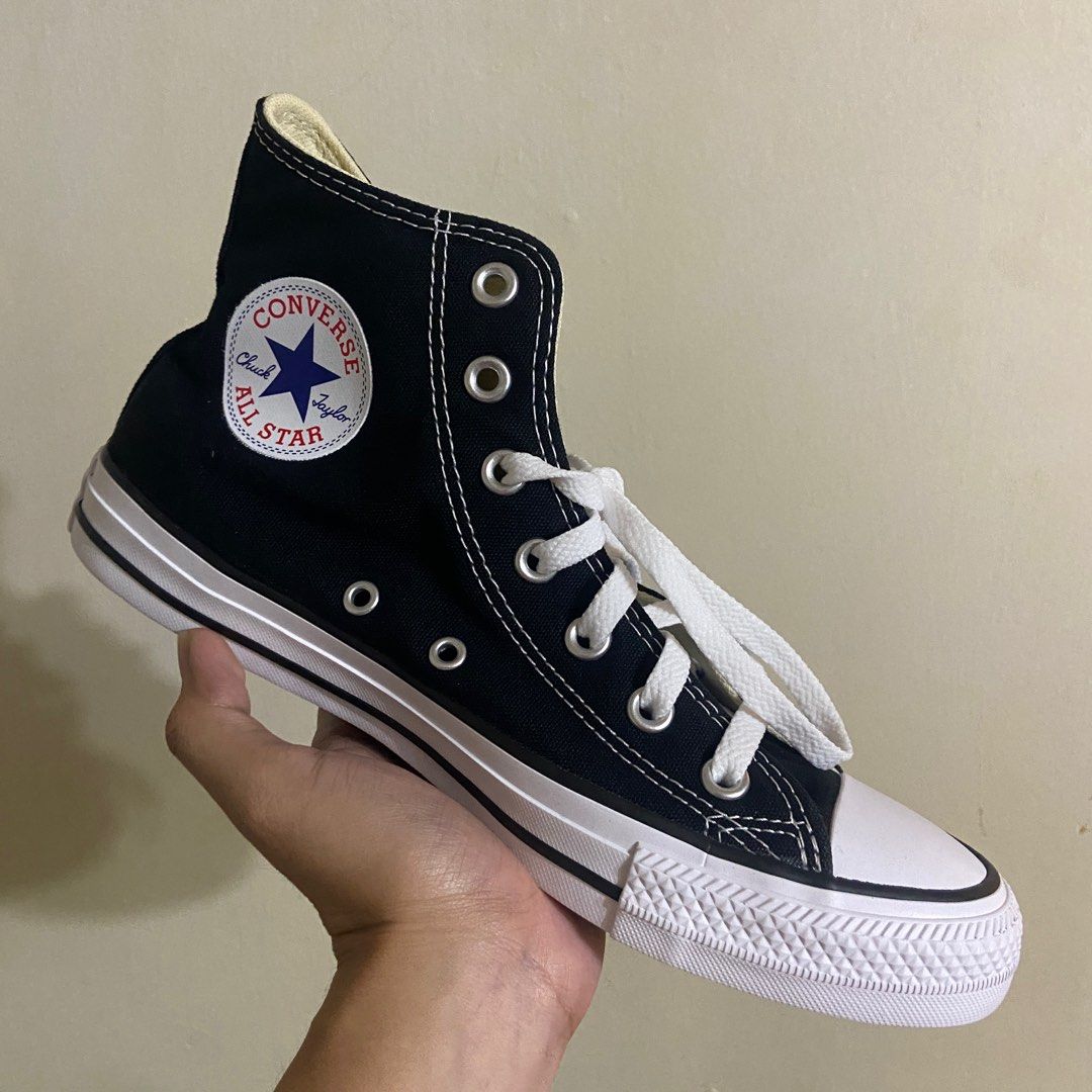 Converse Chuck Taylor All Star High Unisex (Category: Sneakers) located in Quezon City. Submitted by pjdprd (Listing ID 1445724559, Image 3). Description: SELLING: Converse Chuck Taylor All Star Unisex - Converse Chuck Taylor All Star High Cut Unisex - sz 6M / 8W - ₱2,000 (slightly nego) RFS: Fitted only since wrong size yung nabili online MOP: Gcash, Maya, GoTyme, Maribank or Bank Transfer MOD: Lalamove / Grab Loc: QC PM if interested! .