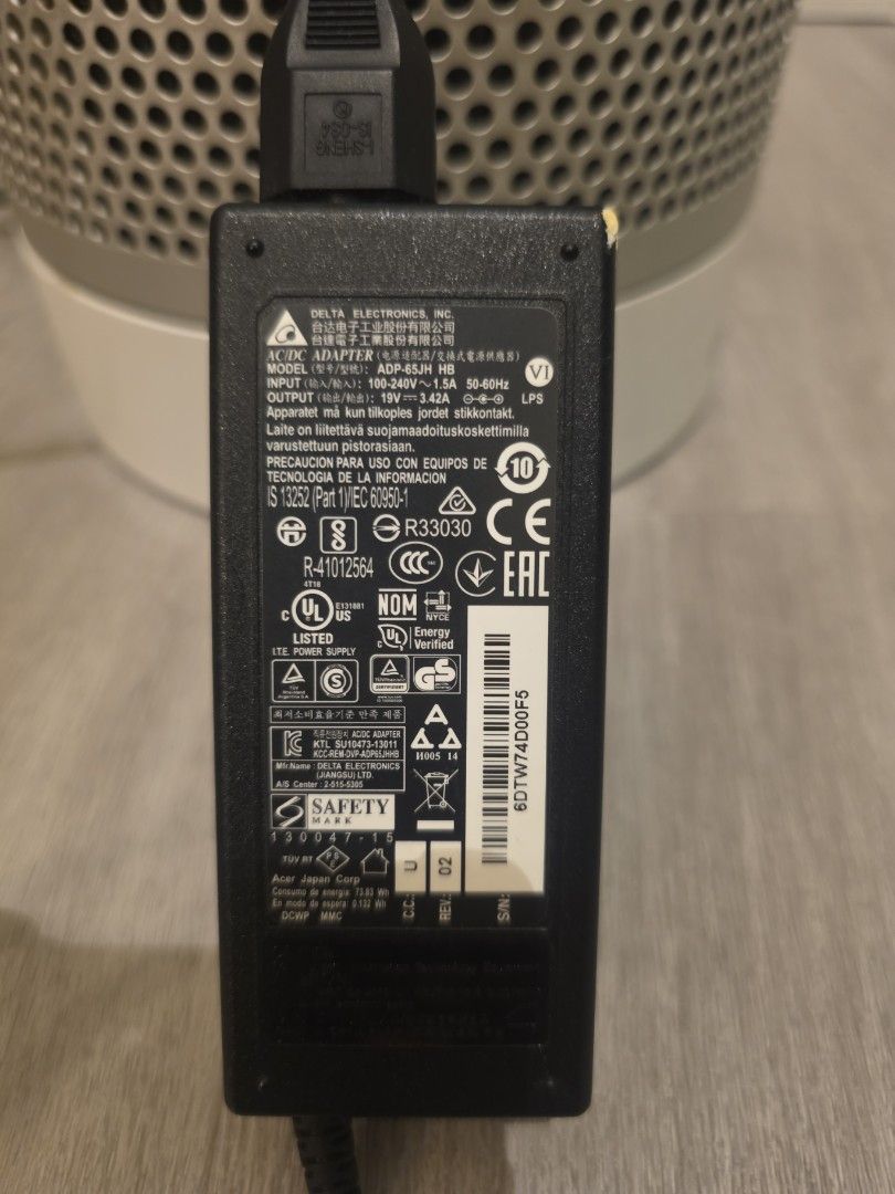 Delta Electronics AC Adapter 6DTW7400DF5491181684923443200