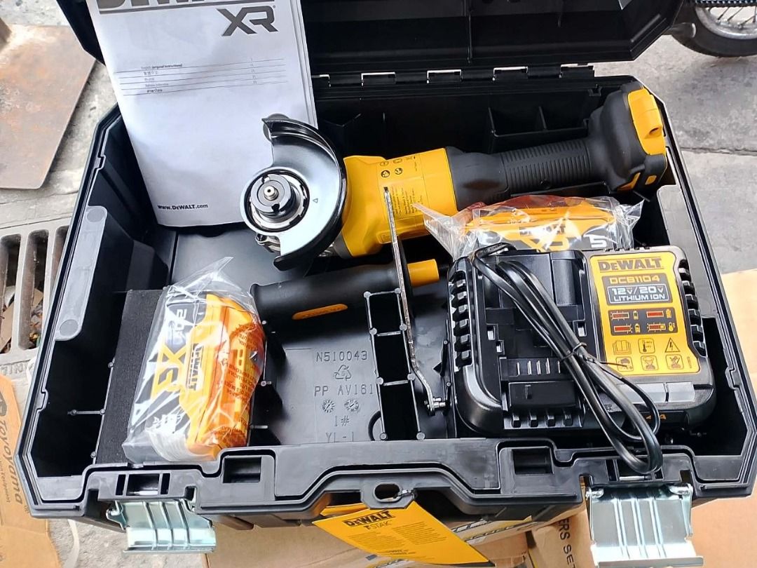 DeWalt Brushless Cordless Angle Grinder Specs: 4" (Category: Construction Tools & Equipment) located in Manila. Submitted by 09171479278_elsie. (Listing ID 1445677557, Image 2). Description: DeWalt Brushless Cordless Angle Grinder Specs: 4" Price: 18,750.