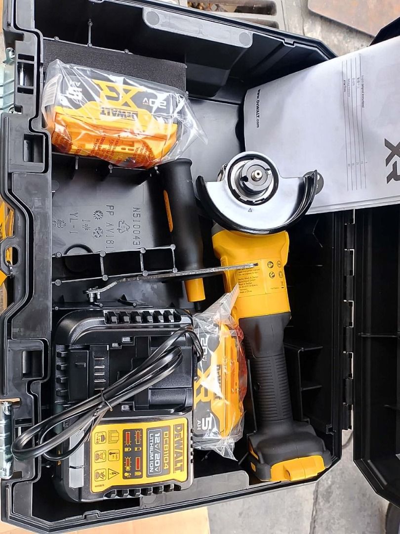 DeWalt Brushless Cordless Angle Grinder Specs: 4" (Category: Construction Tools & Equipment) located in Manila. Submitted by 09171479278_elsie. (Listing ID 1445677557, Image 3). Description: DeWalt Brushless Cordless Angle Grinder Specs: 4" Price: 18,750.