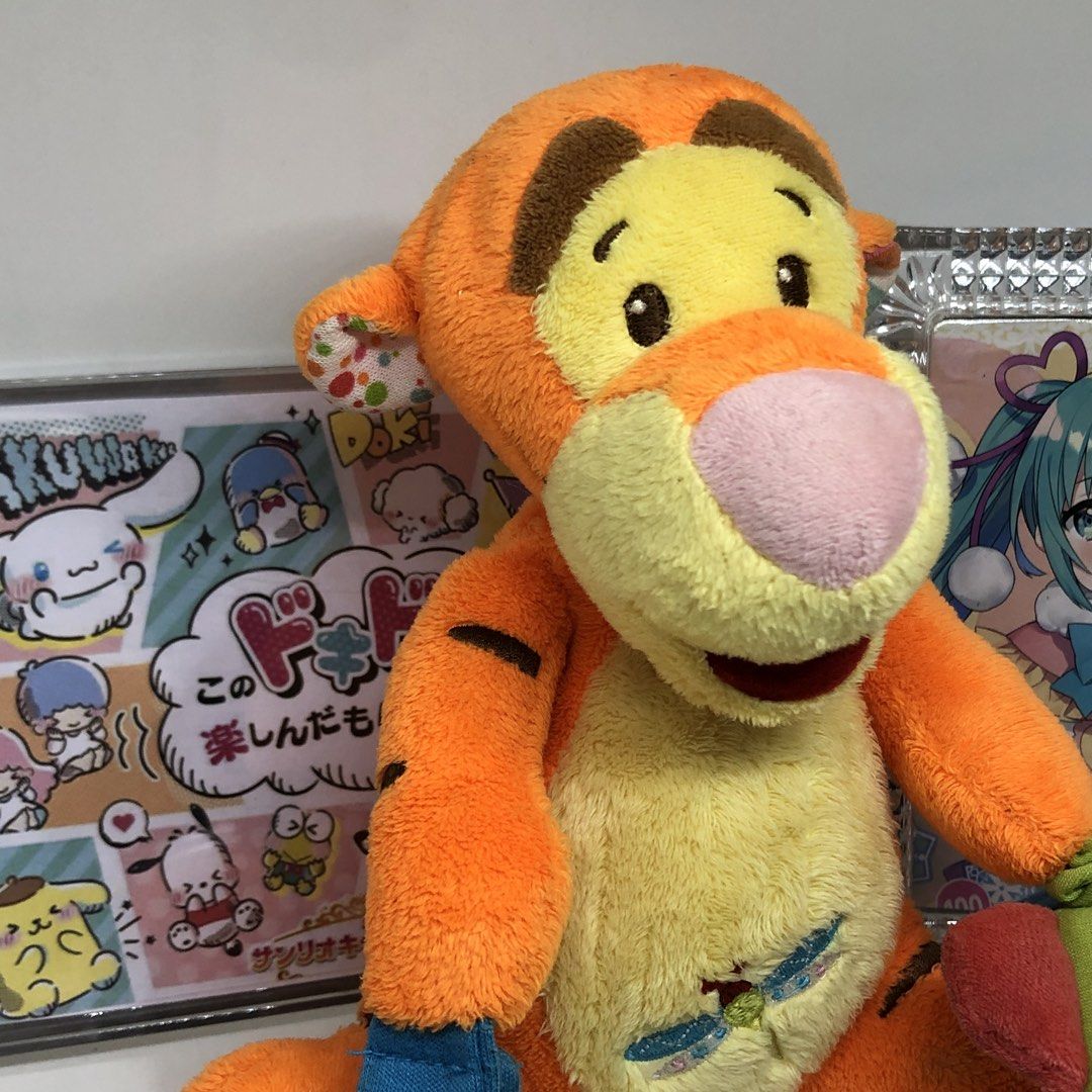 DISNEY TIGGER BABY TOY (Category: Infant Playtime) located in Quezon City. Submitted by kitsune.treasures (Listing ID 1445642398, Image 2). Description: Needs wash only. *First to pay policy! *1 day reservation only. Failure to pay on time, auto cancel. 📍Quezon City * MOD: J&T | Lalamove * MOP: GCASH | BPI 📦ON HAND AND READY TO SHIP CONDITION: WHAT YOU SEE IS WHAT YOU GET. Dimensions: Kindly check the photos for the actual measurements. Please 
