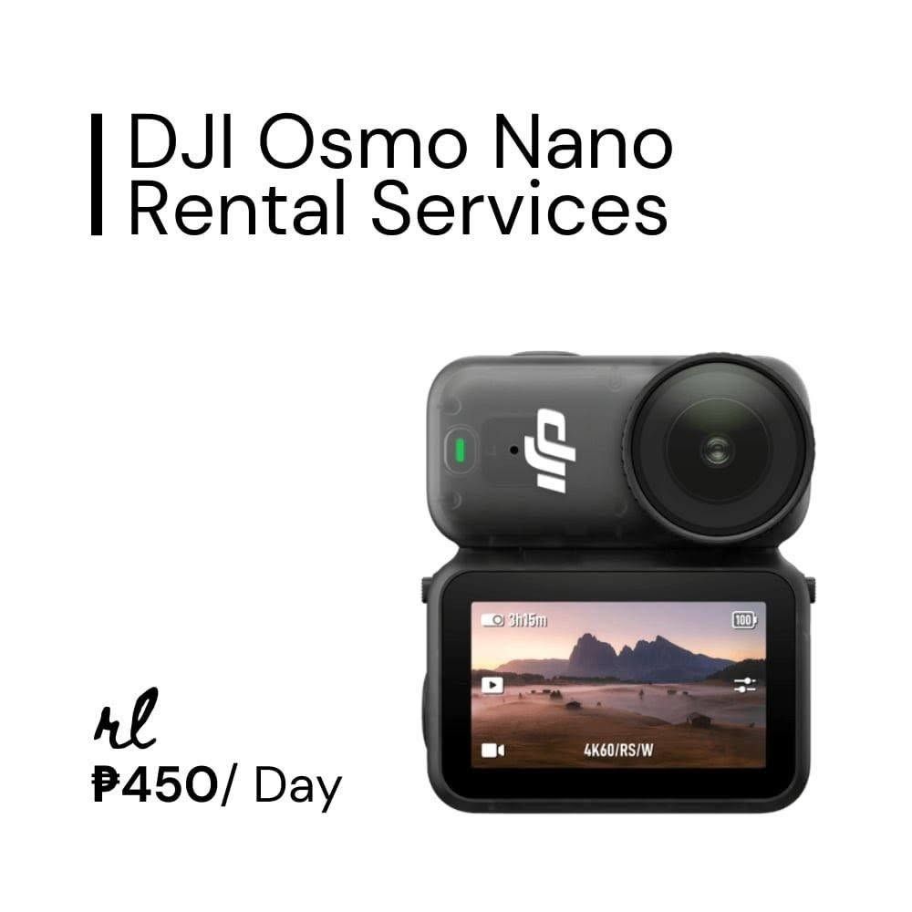 DJI Osmo Nano for Rent (Category: Cameras) located in Paranaque City. Submitted by strawberrymilkty (Listing ID 1445764865, Image 1). Description: 📸 DJI Osmo Nano Rental ₱450/Day Only! Location: Merville, Parañaque 📩 DM me for more details!.