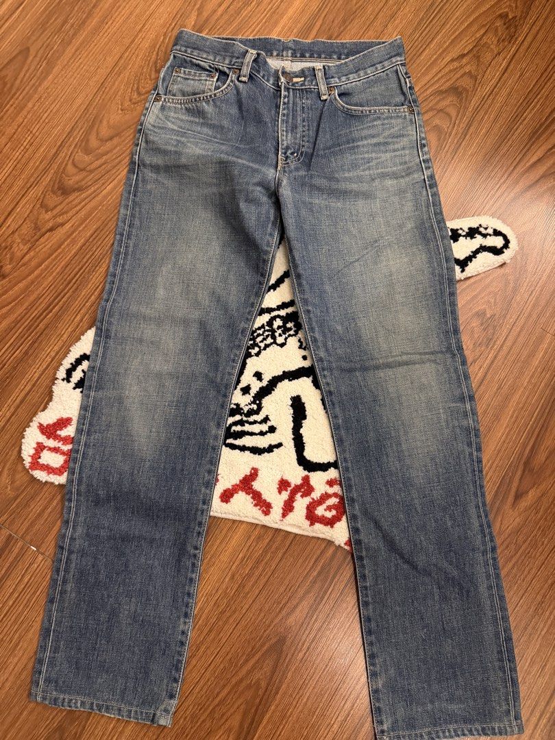 EDWIN 503 Regular Fit Blue Denim Jeans (Category: Jeans) located in Manila. Submitted by enzoarchive (Listing ID 1445759559, Image 1). Description: - Classic blue denim jeans - Brand: EDWIN - Model: 503 Regular Fit - Closure: Button fly - Features: Nice wash, still a solid pair. 28x38x7.5.
