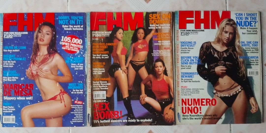 FHM Magazines 100.00 each (Category: Magazines) located in Quezon City. Submitted by viaramirez (Listing ID 1415700073, Image 2). Description: P 100.00 each, 5 magazines minimum purchase Good readable condition, complete pages, shipping or pickup SF charged to buyer, Commonwealth QC.