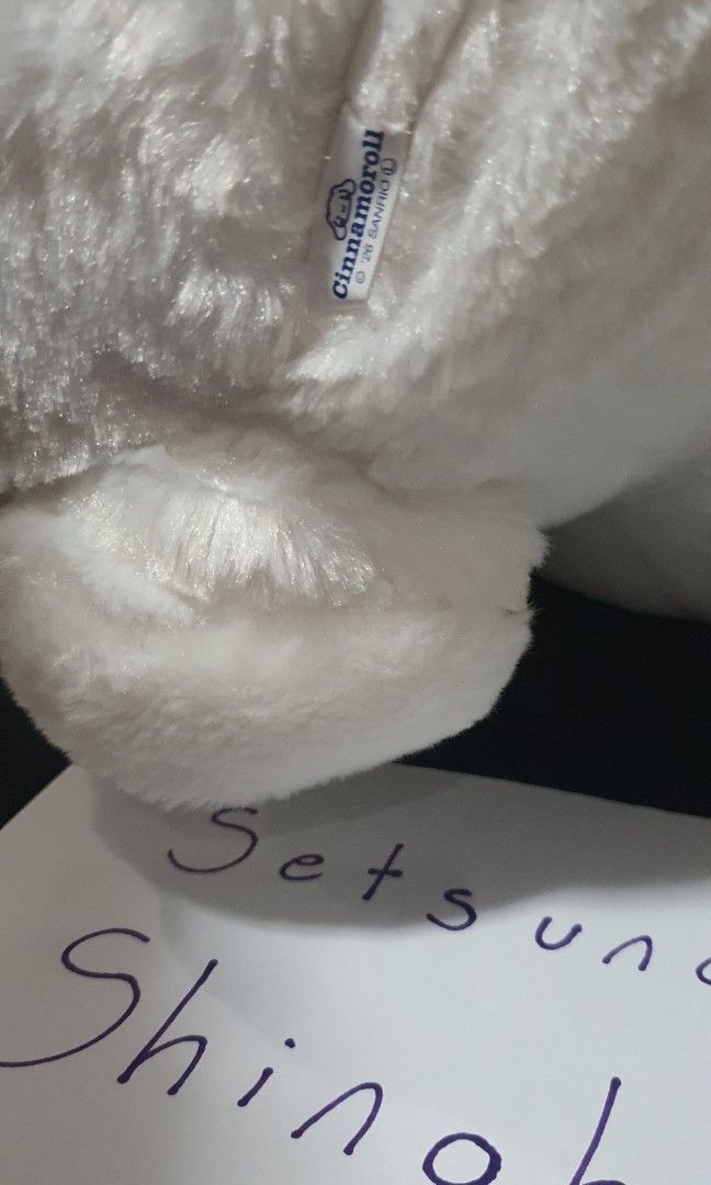 FuRyu Cinnamon Roll Super Big Plush holding bear (Category: Plushies & Soft Toys) located in Quezon City. Submitted by 5etsuna (Listing ID 1445713323, Image 3). Description: 40cm, FuRyu brand, got from Japan this year.
