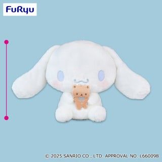 FuRyu Cinnamon Roll Super Big Plush holding bear (Category: Plushies & Soft Toys) located in Quezon City. Submitted by 5etsuna (Listing ID 1445713323, Image 2). Description: 40cm, FuRyu brand, got from Japan this year.