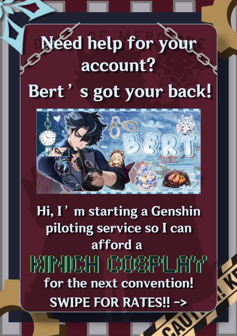 Genshin Piloting Services(First Time Discount!!) (Category: Others) located in Ajuy. Submitted by halcyon.fx (Listing ID 1445687735, Image 1). Description: Discount for First Time Purchases!.
