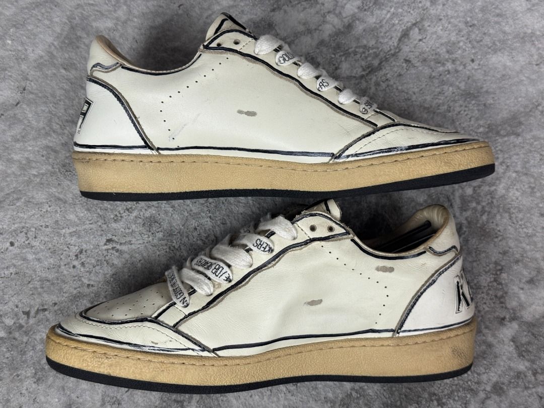 GGDB Ball-Star White Grafitti (Category: Sneakers & Footwear) located in Aloran. Submitted by rymans (Listing ID 1445742737, Image 2). Description: GGDB Ball-Star White Grafitti 37 (fits 6.5us womens) 8.5/10 condition 2180 +SF Can do COP via LBC (DP needed minimum of 300).