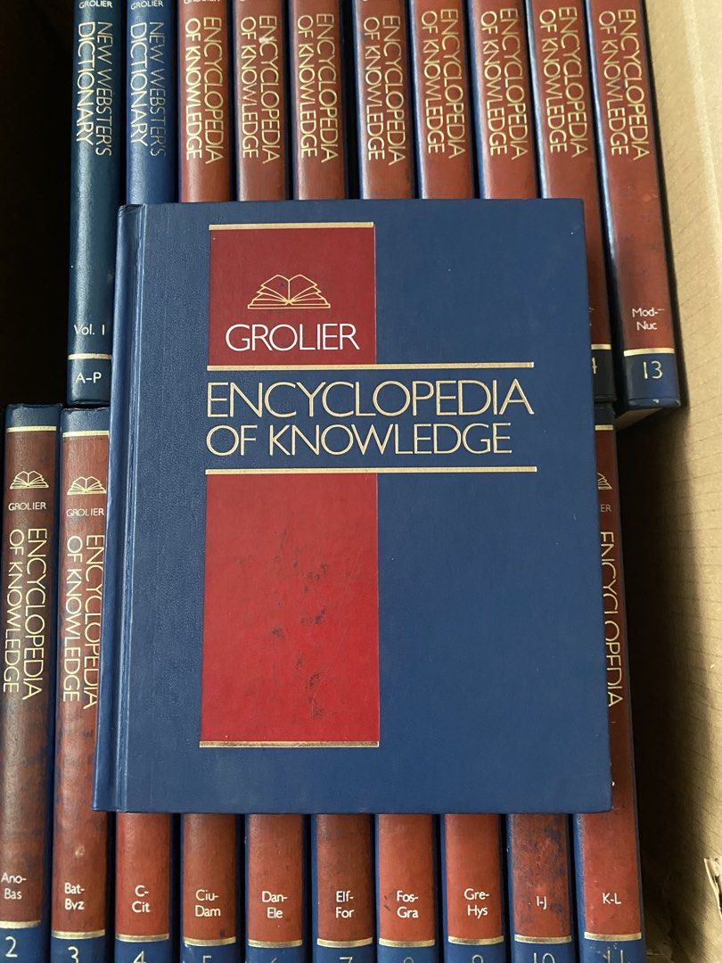 Grolier Encyclopedia of Knowledge Complete Set with Dictionaries (Category: Textbooks) located in Dagupan City. Submitted by tworkz0804 (Listing ID 1445678828, Image 1). Description: - Complete set of Grolier Encyclopedia of Knowledge (A-Z) SELLING AS SET ONLY FIRM PRICE NA PO .
