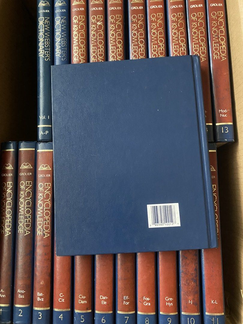 Grolier Encyclopedia of Knowledge Complete Set with Dictionaries (Category: Textbooks) located in Dagupan City. Submitted by tworkz0804 (Listing ID 1445678828, Image 3). Description: - Complete set of Grolier Encyclopedia of Knowledge (A-Z) SELLING AS SET ONLY FIRM PRICE NA PO .