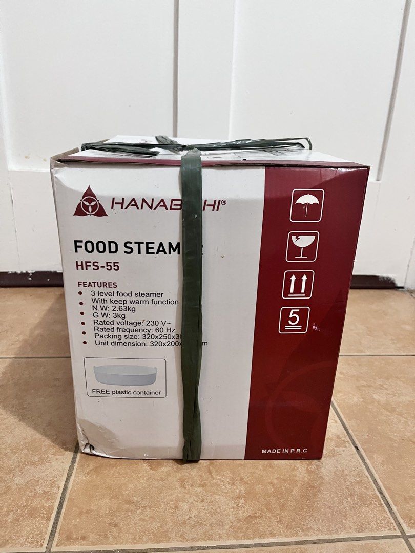 Hanabishi Three Layer Food Steamer (Category: Cookers) located in Taguig. Submitted by mihox (Listing ID 1445673326, Image 2). Description: .