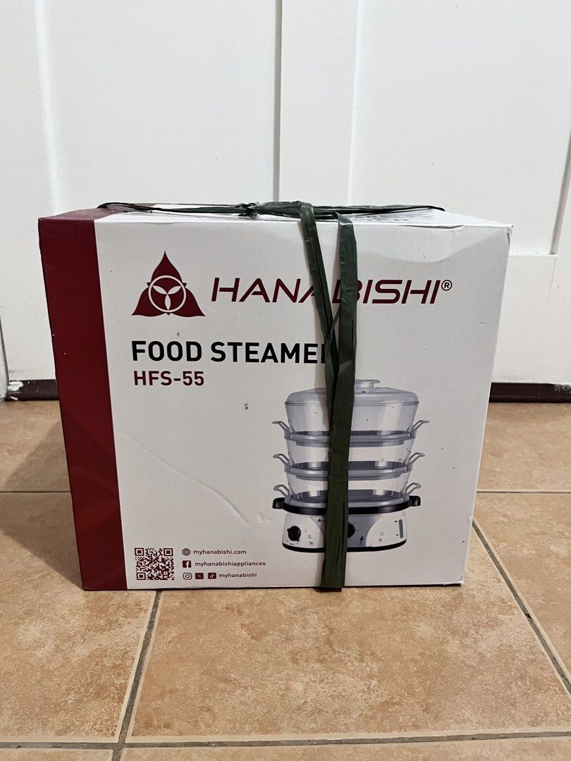 Hanabishi Three Layer Food Steamer (Category: Cookers) located in Taguig. Submitted by mihox (Listing ID 1445673326, Image 1). Description: .