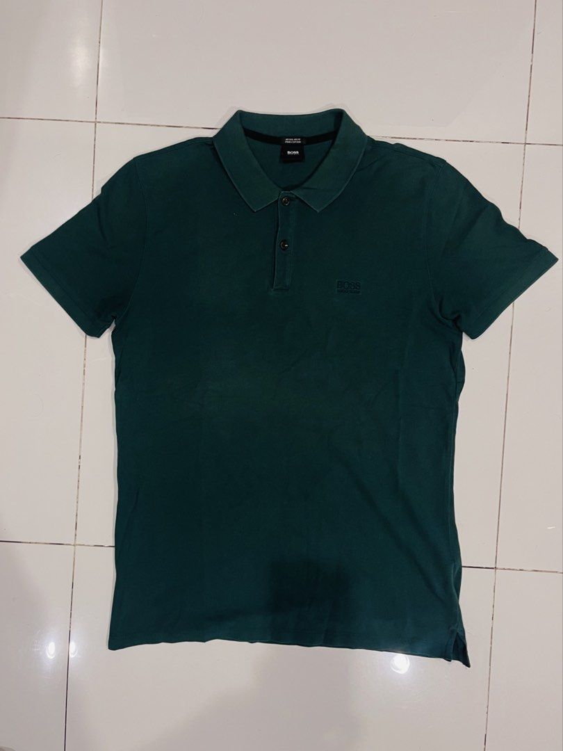 Hugo Boss Polo Shirt (Category: Formal Shirts) located in Manila. Submitted by karlthrift922 (Listing ID 1445778298, Image 2). Description: Medium up to large size Excellent condition No issue.