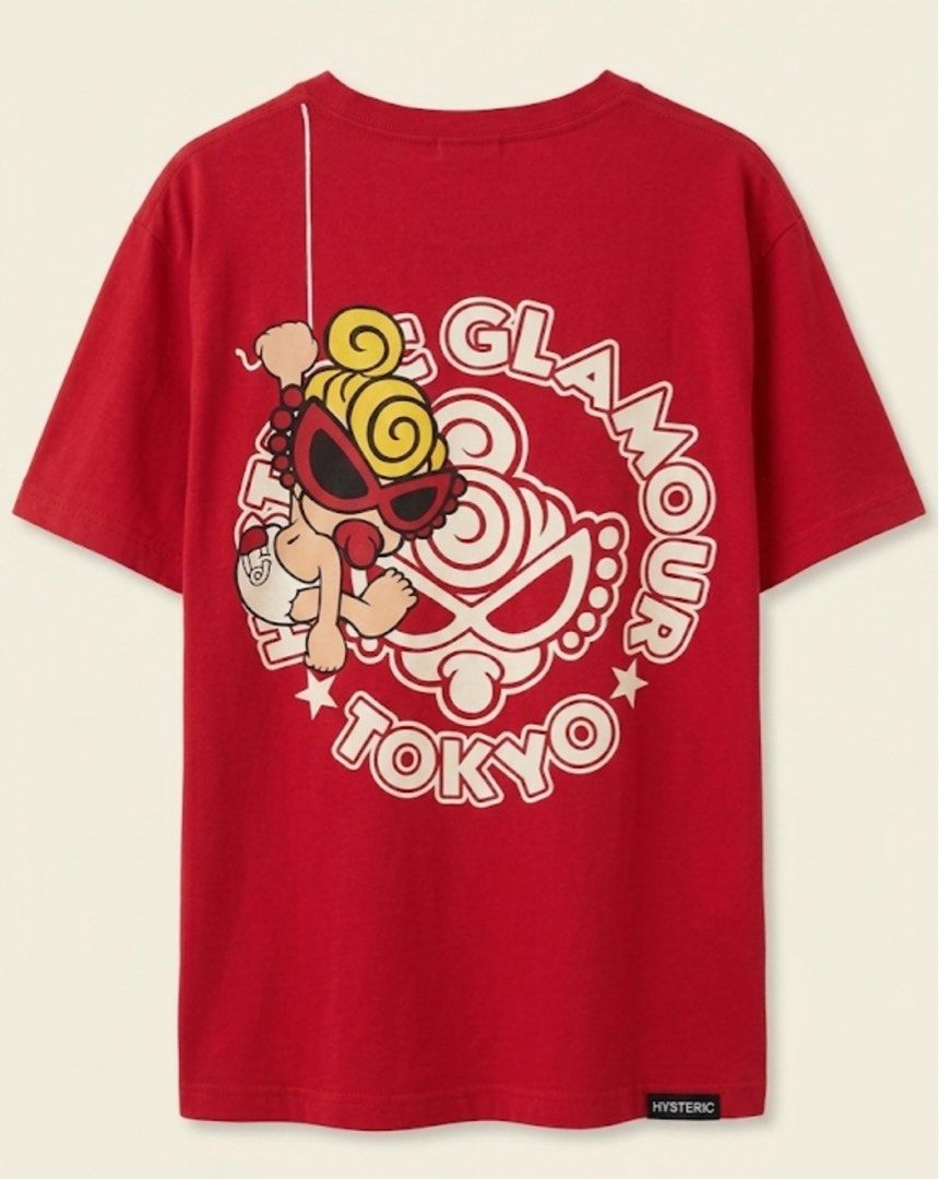 HYSTERIC GLAMOUR TOKYO TEE (Category: Tshirts & Polo Shirts ) located in Davao. Submitted by ronz31 (Listing ID 1445763497, Image 2). Description: HYSTERIC GLAMOUR TOKYO TEE WITH BACKHIT MADE IN JAPAN LARGE W:21" L:28 VGOOD CONDI 9/10 DM📩📩📩.