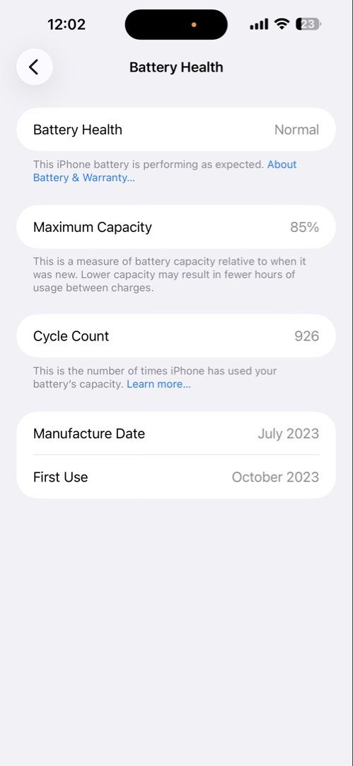 Iphone 15 Plus 256gb (Category: iPhone 15 Series) located in Quezon City. Submitted by GlamourD (Listing ID 1445767402, Image 2). Description: Unit, cases and box. .