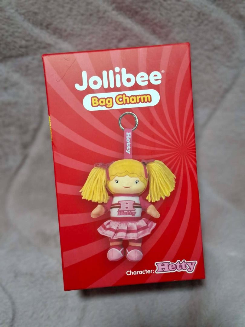 Jollibee Plushie Charm Hetty Character Box (Category: Plushies & Soft Toys) located in Pasig City. Submitted by loveMYshop2022 (Listing ID 1445635882, Image 1). Description: Jollibee Plushie Charm Hetty Character Box NO TO FAKE / DUPLICATE ITEMS SEALED BOX ✔️ORIGINAL ✔️BRANDNEW ✔️Limited Offer / limited Stocks Only 👍ready for pick up / on hand _ available 👍Location Pasig City 👍MOP Gcash / Maya / Gotyme / 👍CC Payment QRPH + 30.00 👍Feel FREE t