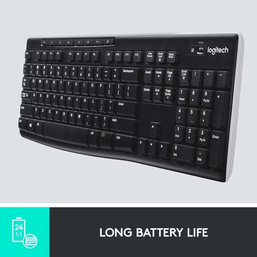 K270 Logitech Fullsize Wireless Keyboard490939907981322242