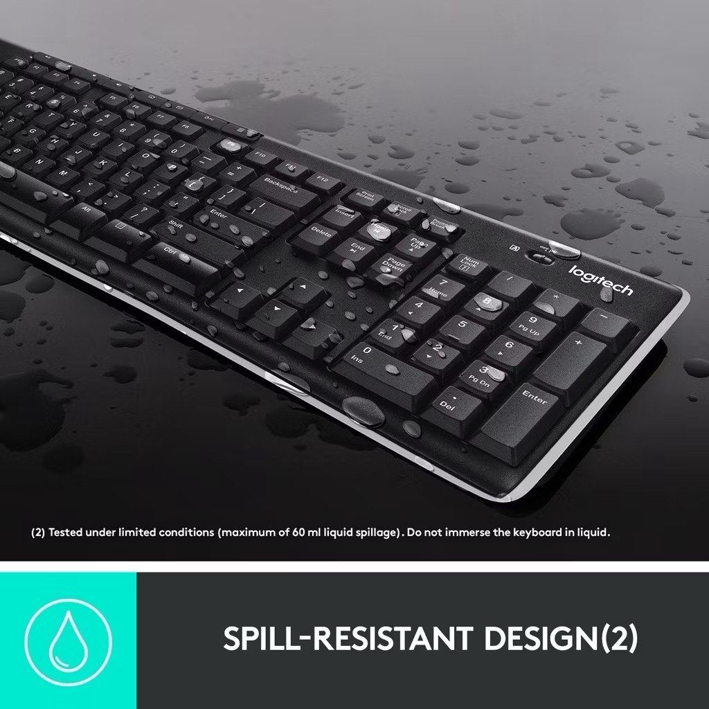K270 Logitech Fullsize Wireless Keyboard490939907981322244