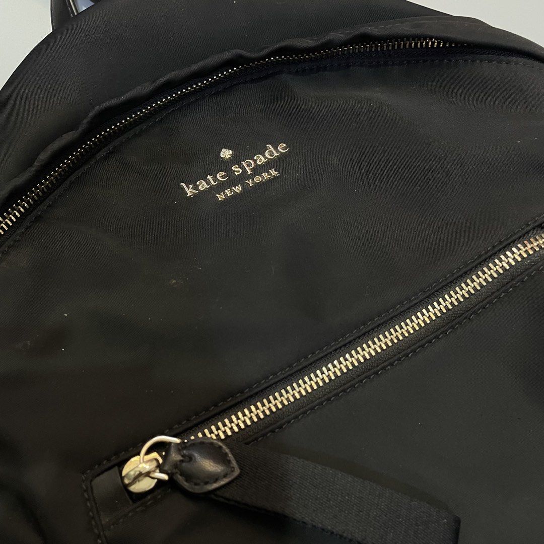 Kate Spade Chelsea Medium Backpack (Category: Luxury Bags & Wallets) located in Baguio. Submitted by 2ndstory.vntg (Listing ID 1445736171, Image 3). Description: KATE SPADE CHELSEA MEDIUM BACKPACK🔥 Authentic💯 Good as new, used around 4 times only. No issues. ✨Includes an exterior front zip pocket, side pockets, and a two-way spade jacquard lining. ✨Approximately 13.7"h x 10.4"w x 7.2"d. 🏷️₱3,500 — free shipping! 📍Baguio City.