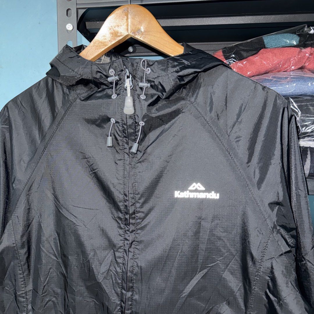 KATHMANDU - Pack n Go Rain Jacket Insulite (Category: Activewear) located in Cavite. Submitted by gooditems.cavite (Listing ID 1445655821, Image 3). Description: Size xs on tag Best fit medium 21.5x26 Authentic Waterproof rain jacket No flaws Reflectorized print.