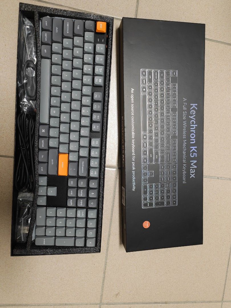 Keychron K5 Max Full Size Wireless Mechanical Keyboard490939903095623680