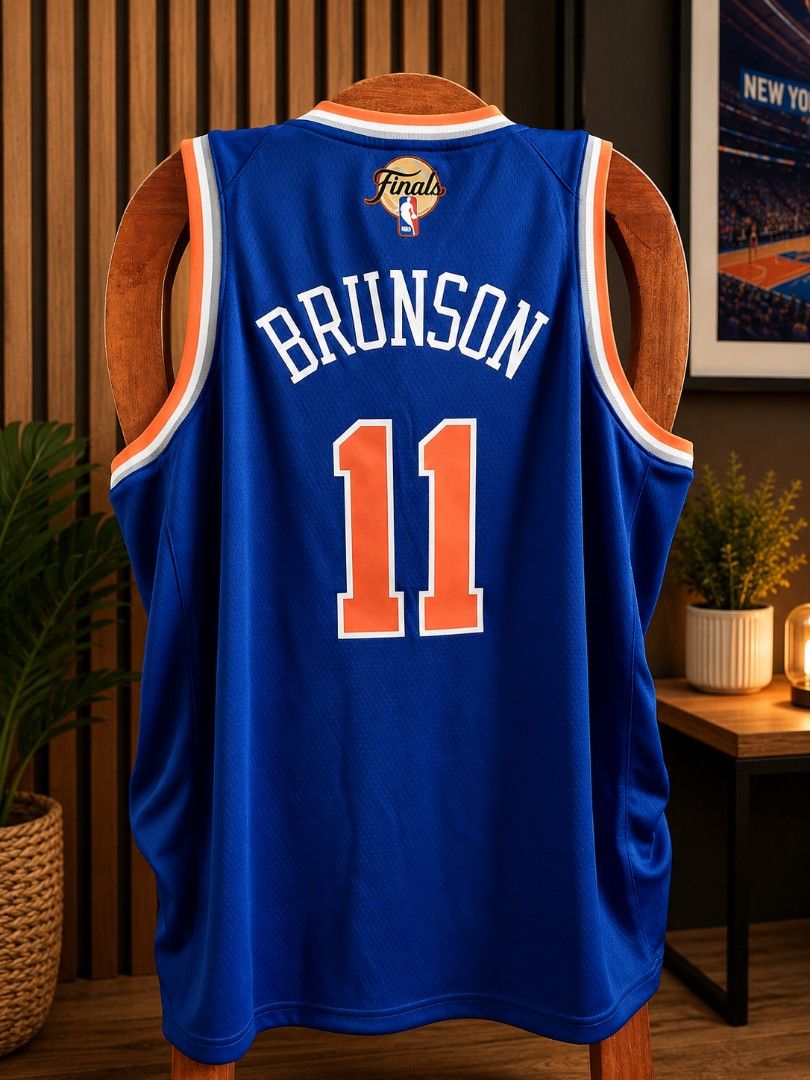 Knicks Championship Jersey (Large) (Category: Activewear) located in Manila. Submitted by kiddgamer (Listing ID 1445628396, Image 3). Description: Premium Quality from fabric to patches. Can be picked up or delivered thru Lbc Grab or Lalamove. Please check my ratings for confidence in buying. .