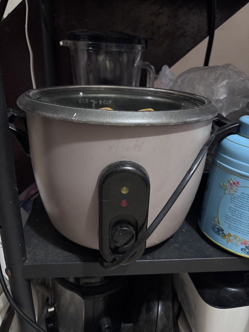 Kuchenluxe and Asahi Rice Cooker (Category: Cookers) located in Quezon City. Submitted by GlamourD (Listing ID 1445765801, Image 1). Description: - Kuchenluxe 6-cup Rice Cooker - Asahi 8 cup Rice Cooker - Features 'Cook' and 'Warm' settings - Power cord is attached and included - Perfect for everyday use in your kitchen - both pots halos removed na yung teflon, expect dents and scratches. - Will clean the item before ship-out. I’m waiting for my 
