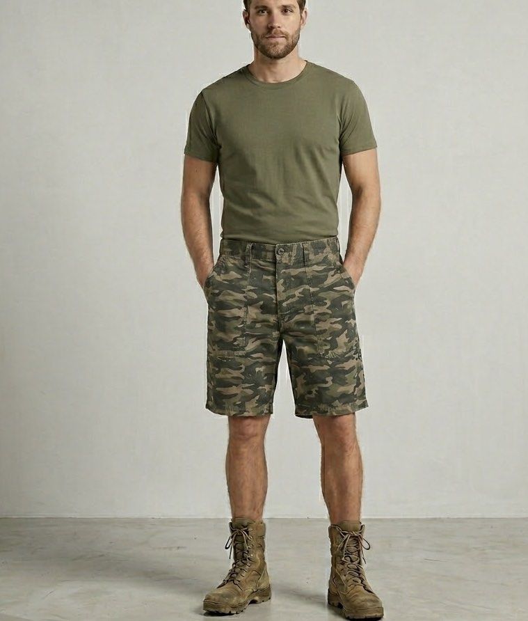 Lee Camouflage Short (Category: Activewear) located in Irosin. Submitted by kylebri (Listing ID 1445751999, Image 2). Description: Lee Camouflage Short good as new condition no issue size 32 length 20 direct message me ! 📥.