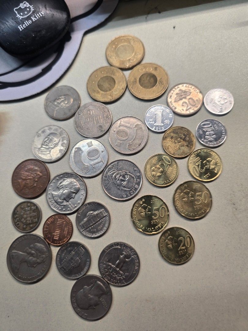 Leftover Coins and Old Coins (Category: Currency) located in San Pedro. Submitted by grennybellz (Listing ID 1445743489, Image 1). Description: Selling old coins ans leftover coins from my travels Philippine Peso Taiwan Malaysia USD Take all - 1000.
