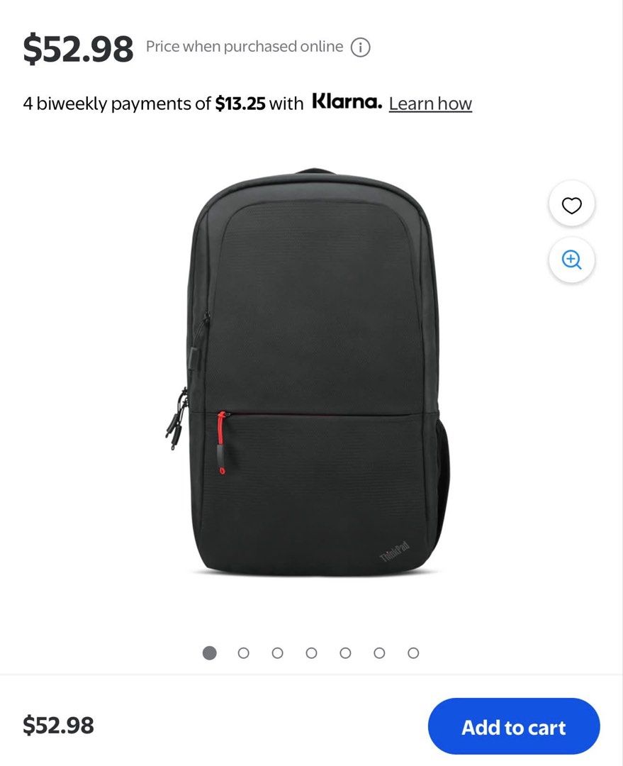 Lenovo Slim Black Laptop Multi Pocket Backpack (Category: Laptop Bags & Sleeves) located in Taguig. Submitted by annebydesign (Listing ID 1445661957, Image 1). Description: Hi all. Posting this here just in case someone is looking for one. Selling this Lenovo Slim Black Laptop Multi Pocket Backpack for ₱1500. Retail for ₱3k •Brand new. From the US RFS: Husband replace his laptop backpack- he bought 3 pcs diff size. This one too small daw- the oth