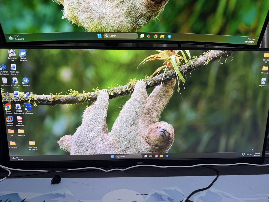 LG 34” 2580x1080 Monitor