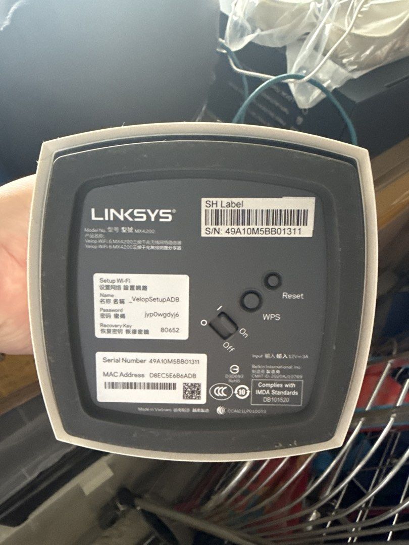 Linksys Velop WiFi Mesh System MX4200490832705880729601