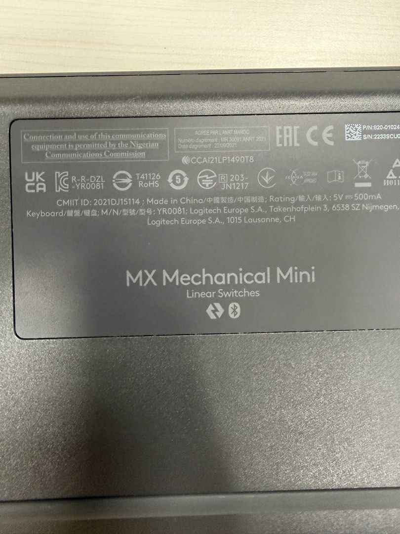 Logitech MX Mechanical MX Anywhere 3S490941474994268161