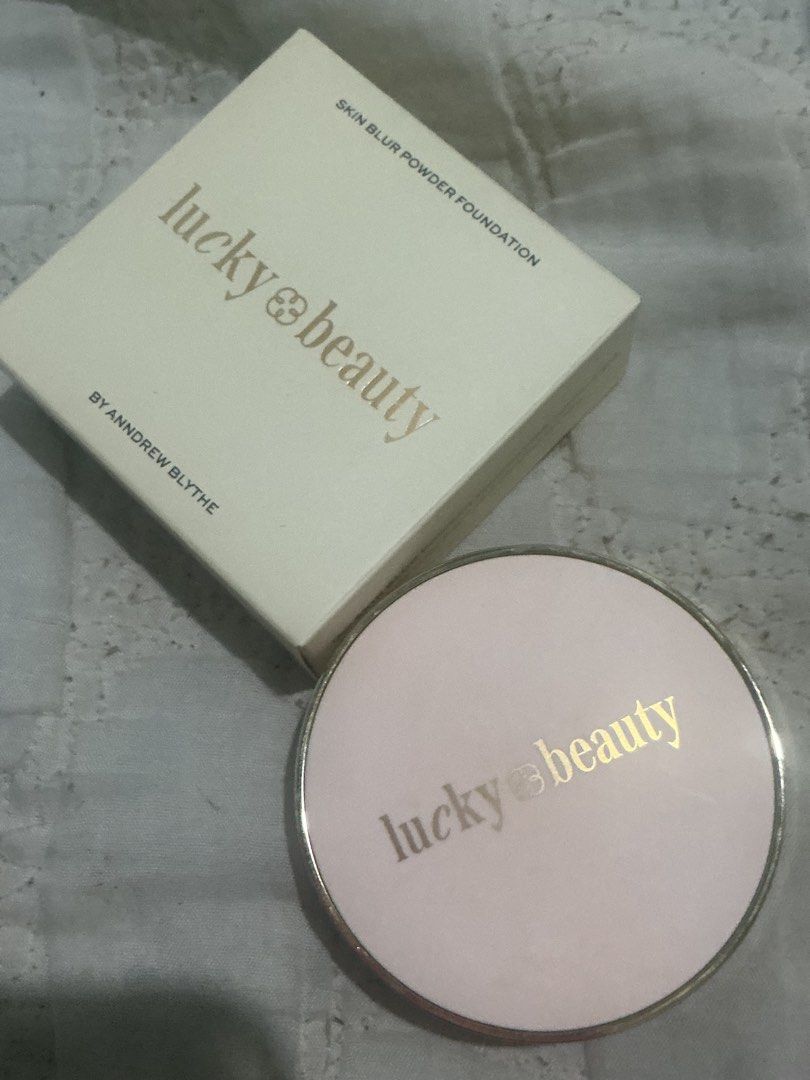 Lucky Beauty Powder Foundation (Category: Makeup) located in Santo Tomas. Submitted by belleloved.collections (Listing ID 1445763762, Image 1). Description: Shade: KHAKI Rfs: Not my shade and I just used it twice just for swatch on me and my friend. I just bought it this month for ₱550..