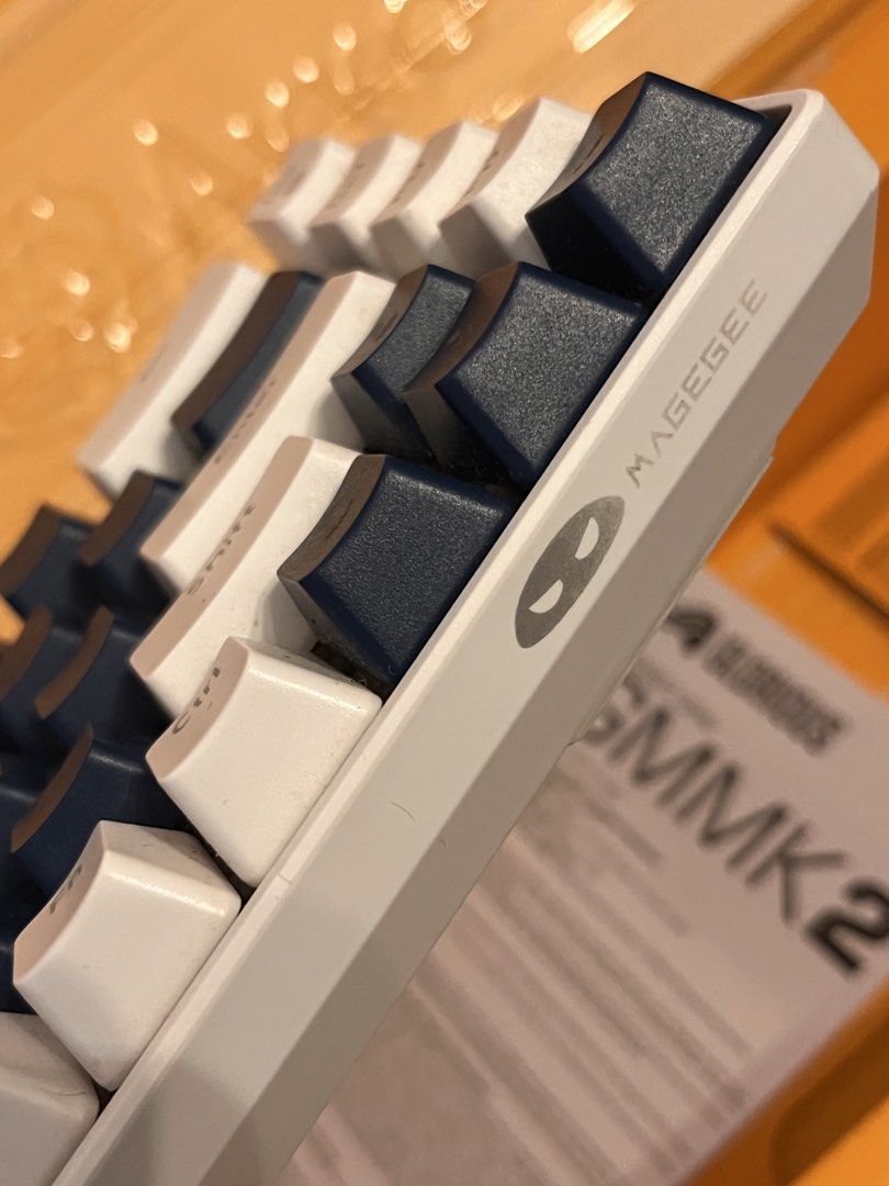 MAGEGEE Mechanical Keyboard (Category: Computer Keyboard) located in Manila. Submitted by onceloved8 (Listing ID 1445694424, Image 3). Description: Good condition. RFS - upgraded computer and accessories *no wire connector *PLS CHECK PHOTOS 😊.
