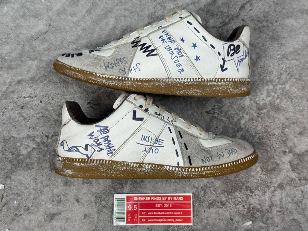 Maison Margiela Graffiti replica (Category: Sneakers) located in Aloran. Submitted by rymans (Listing ID 1445748705, Image 1). Description: Maison Margiela Graffiti replica 36eu 5.5 to 6us womens 8/10 condition 1380 +SF Can do COP via LBC (DP needed minimum of 300).