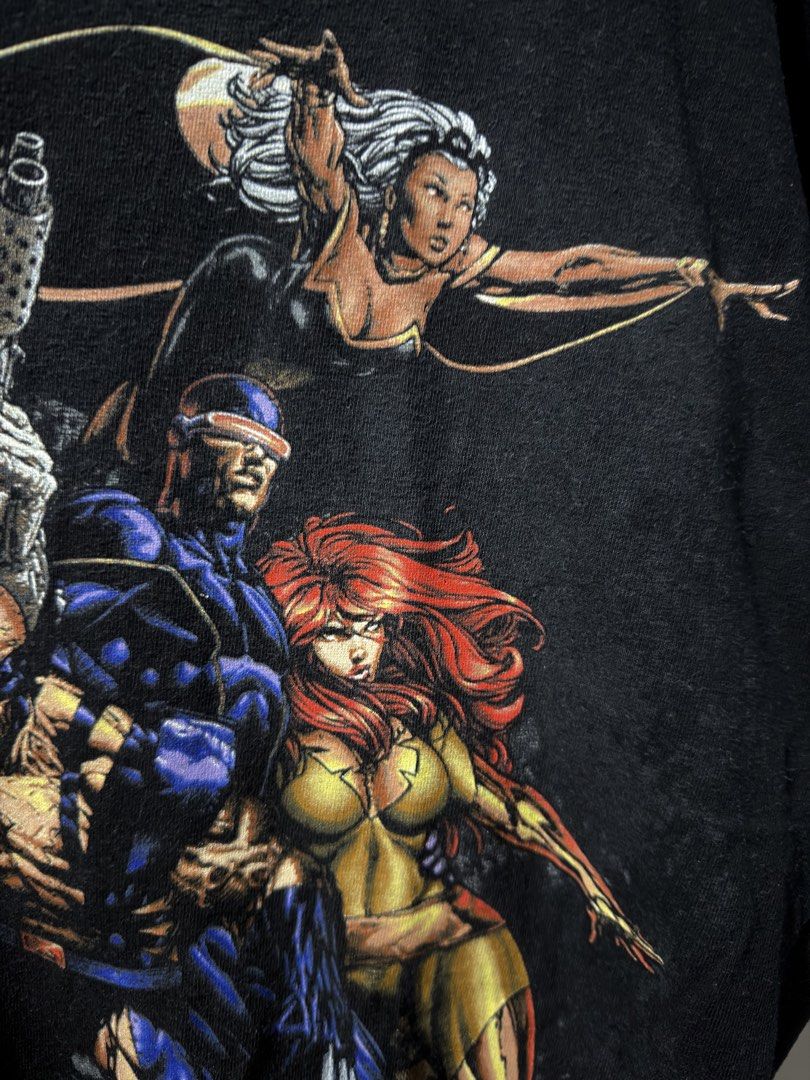 Marvel Mad Engine - Xmen cast! (Category: Tshirts & Polo Shirts ) located in Manila. Submitted by goodhumanbeing (Listing ID 1445785629, Image 3). Description: Offer your best price! Rare Vintage Marvel Tee X-men cast Features rare characters seen on a shirt, cable and the dark phoenix! Size XL 23x32” Very good condition Minimal hairlines and lints for safety .