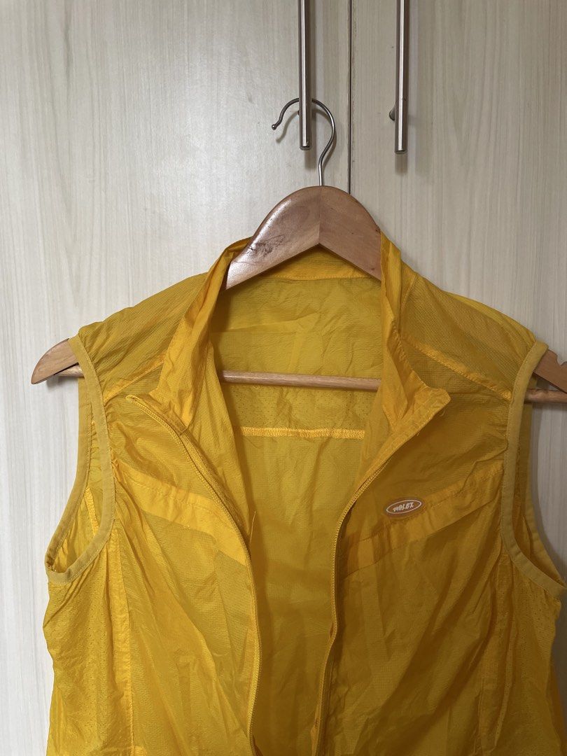 Molex Yellow Lightweight Sleeveless Vest (Category: Sleeveless) located in Cebu City. Submitted by annyeongthriftcebu (Listing ID 1445680590, Image 3). Description: - Yellow Molxi vest - Lightweight and sleeveless - Full zip front - Two side zip pockets - Ideal for layering or active wear - Easy to pack and carry - Suitable for outdoor activities.