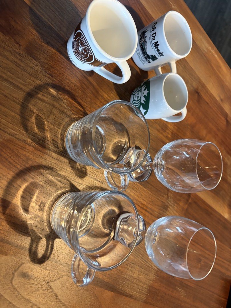 Nespresso, Starbucks & Cafe Du Monde Mugs/ Cups